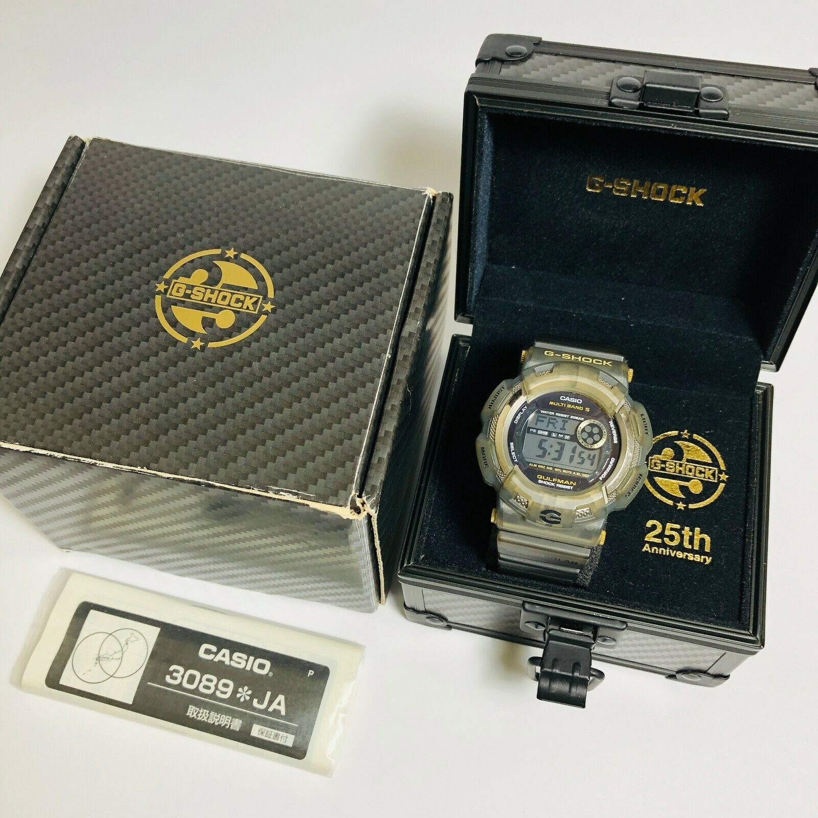 G-Shock GW9125 D-8JF GULFMAN 25th ANNIVERSARY Rare Limited Edition 
