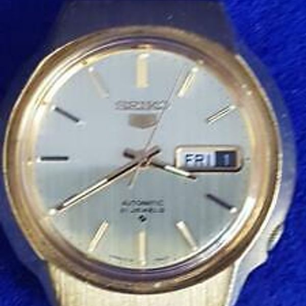 W3: Sought-after Vint Seiko 5 Automatic Movement 6119-7500 21 Jewel ...