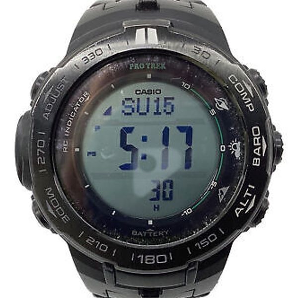 Casio Bracelet montre noir résine métal pour PRW-7000FC, PRW-7000