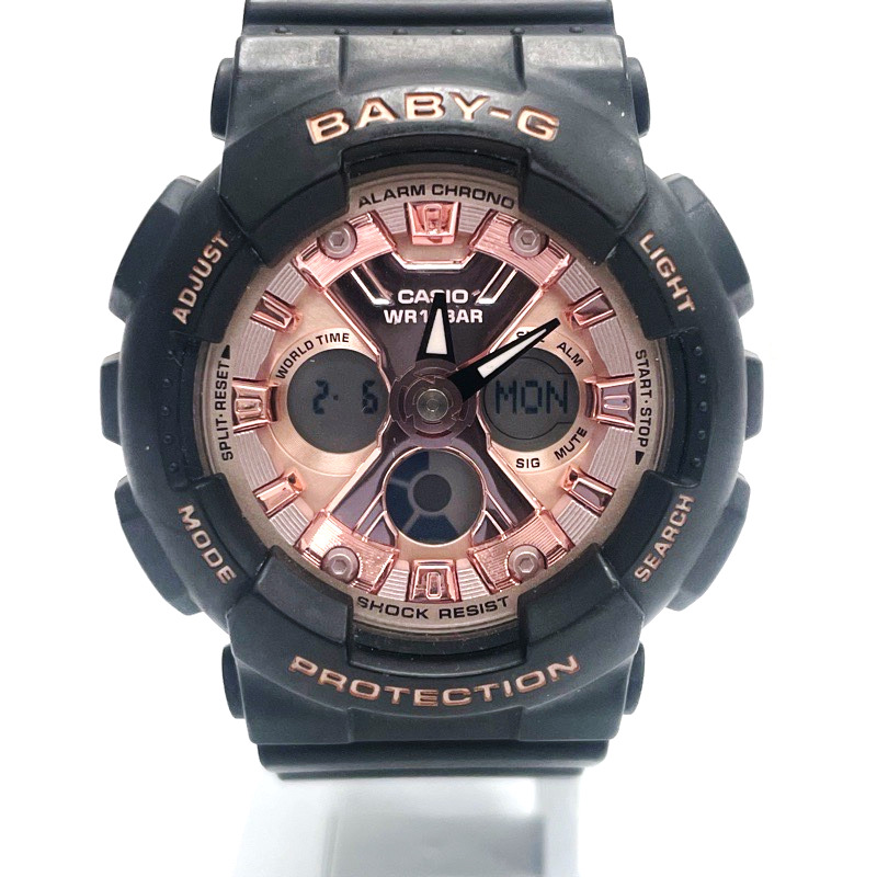 CASIO Casio BA-130-1A3JF BABY-G Baby-G Quartz Black Pink Metallic 10 ATM  Waterproof Women's Watch Used USED-B ng3100224927700016 Kantei Bureau Nago  Store | WatchCharts Marketplace