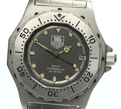 TAG HEUER 3000 series 932.213 Date gray Dial Quartz Boy s