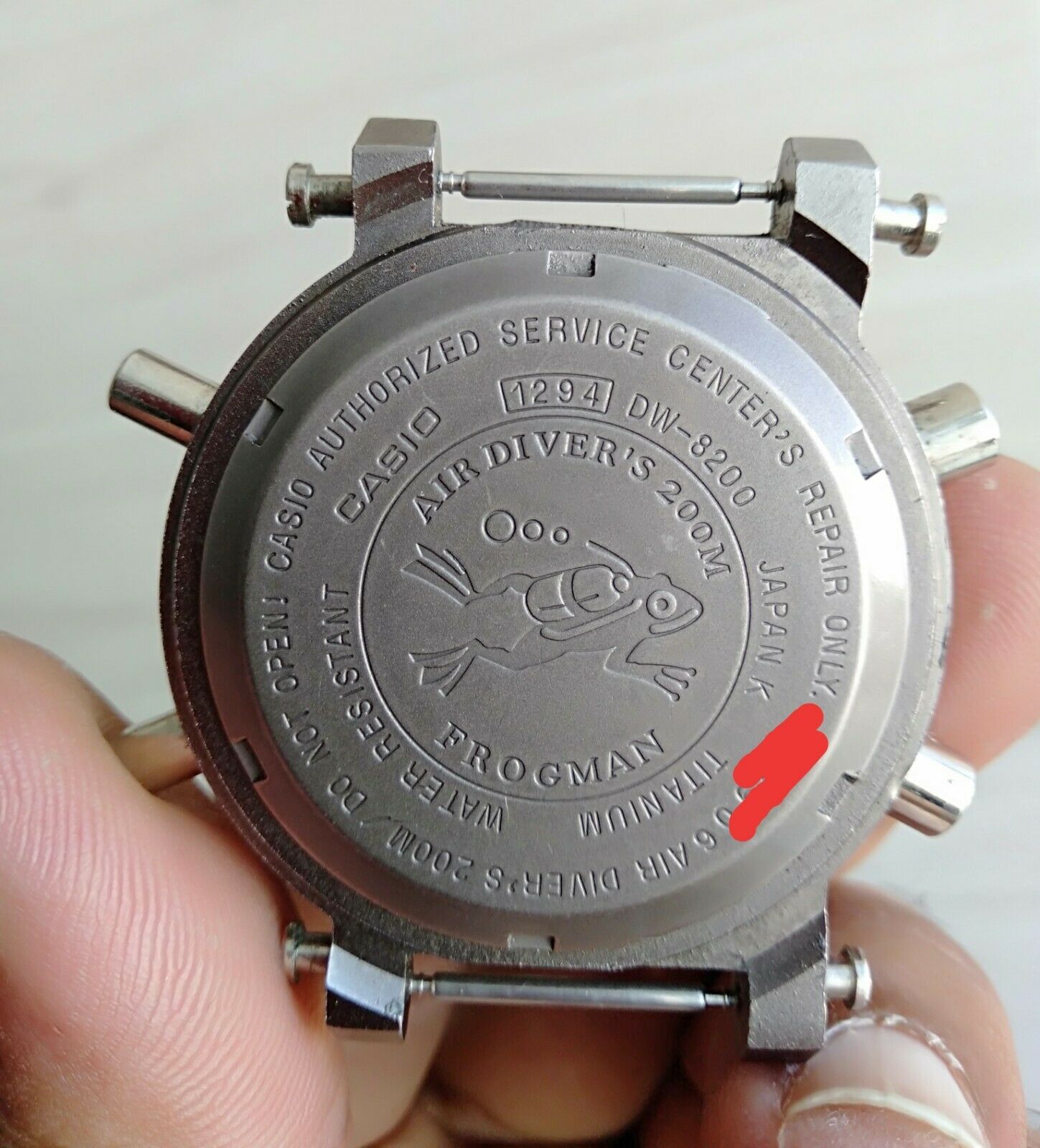 g shock titanium frogman 1294 dw 8200 price