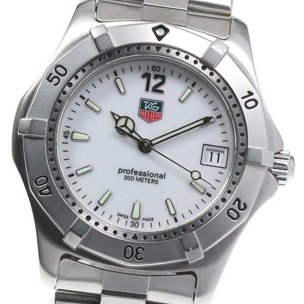 TAG Heuer 2000 Professional Diver - WK1111 BA1580 White Watch- Men's ...