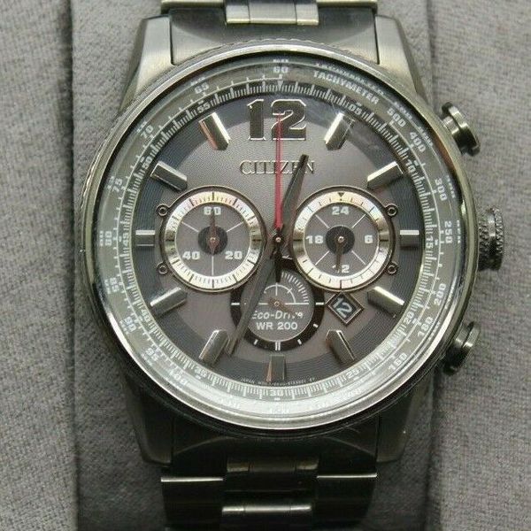 Citizen Nighthawk B620-S111421 Eco Drive Black Dial Analog Watch ...