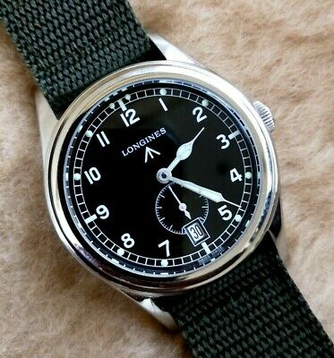 The longines heritage hot sale military 38mm automatic