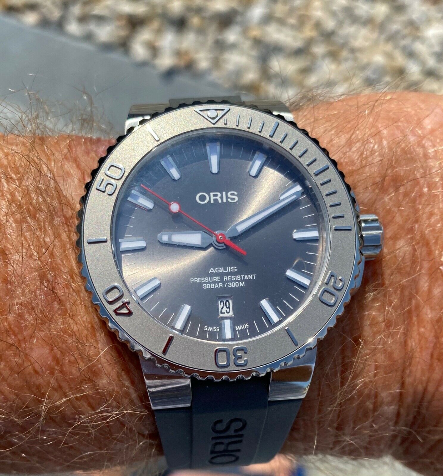 Oris Date Relief Aquis 01 733 7730 4153 07 4 24 63EB WatchCharts