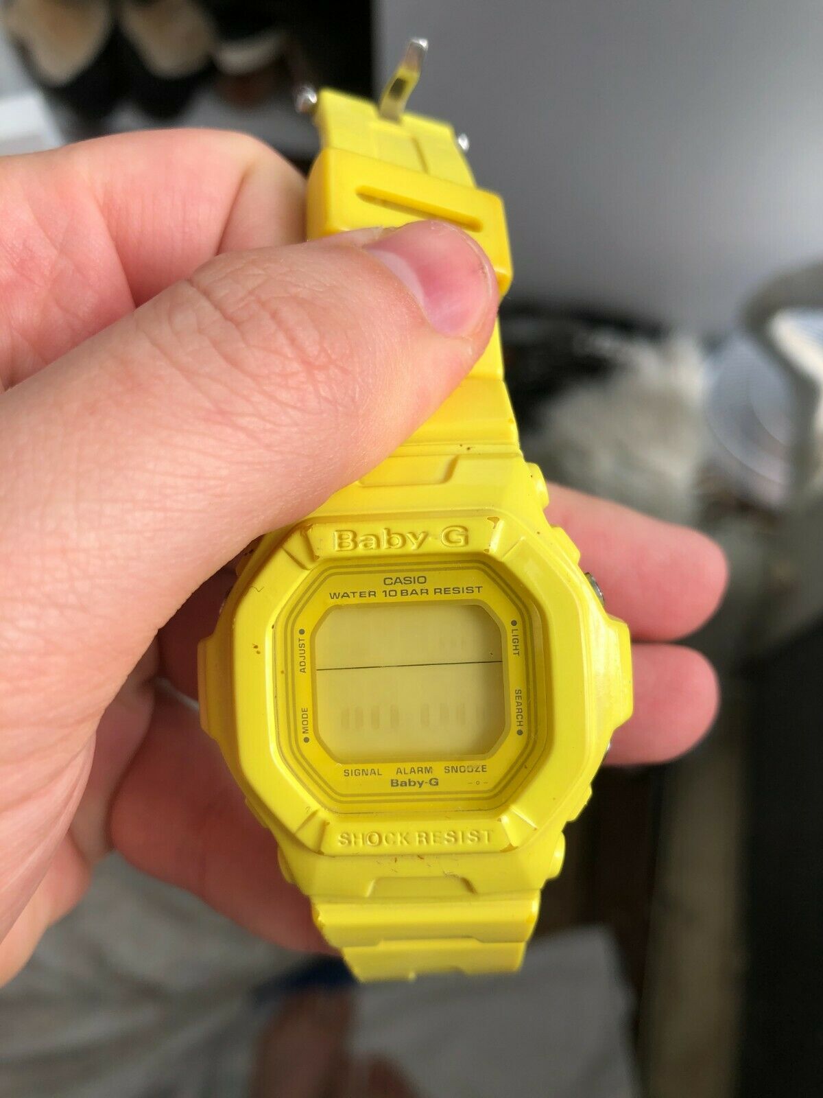 CASIO Baby-G shock BG5602-9 digital watch - NEON YELLOW - AS