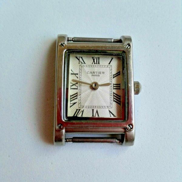 Cartier Paris Swiss Plaque Or G20m Wristwatch