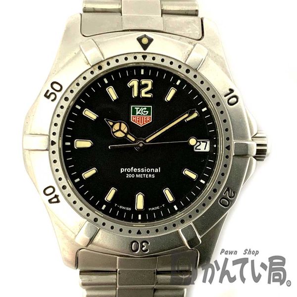 o TAG HEUER Professional 200M Date WK11100 Quartz [Used] Watch ≪Kantei