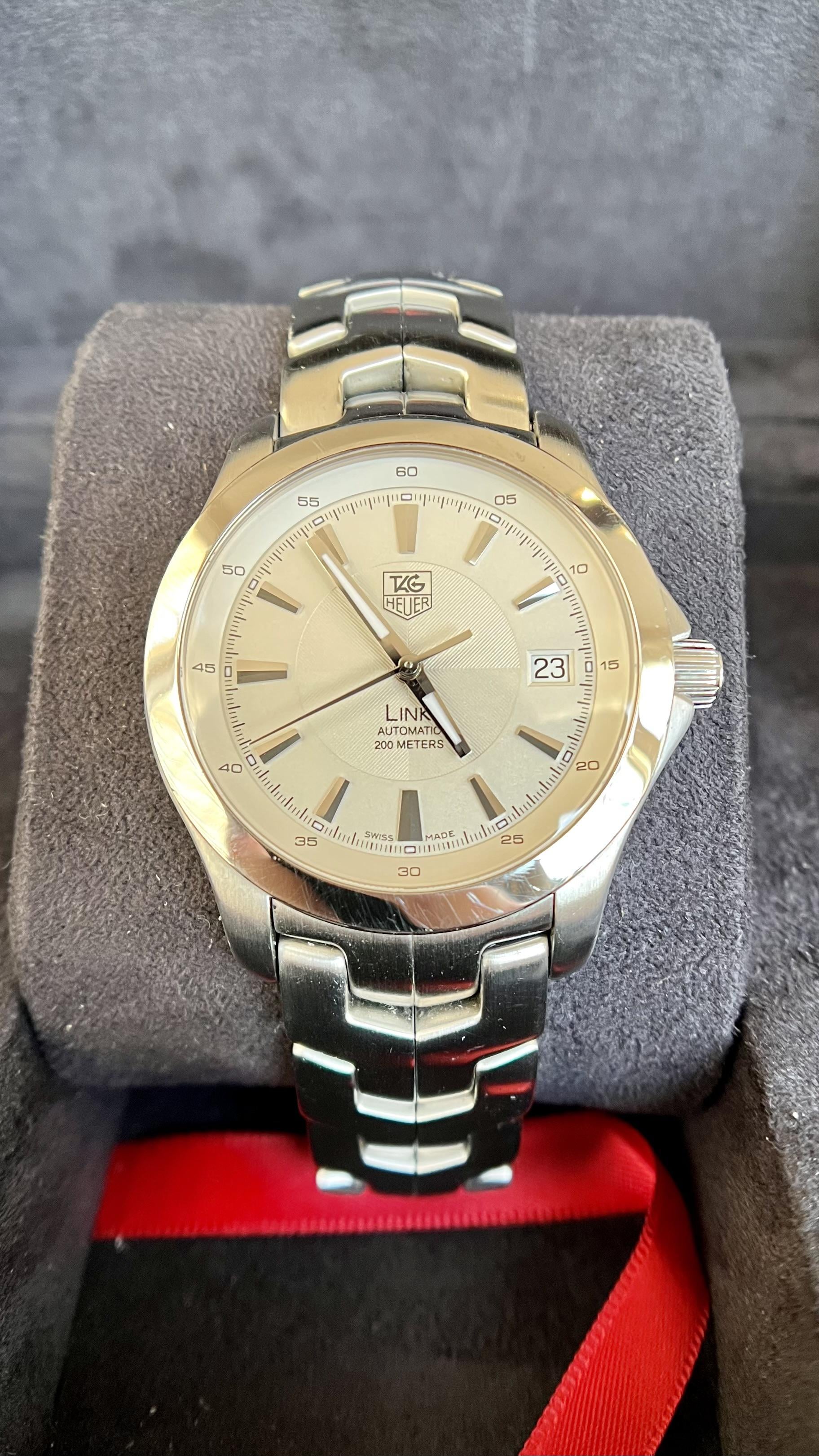 WTS Well loved Tag Heuer Link Automatic 39MM 895 WatchCharts