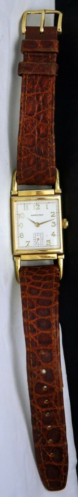 HAMILTON Wilshire Reissue REGISTERED EDITION 6174A Driver Lug GOLD WATCH  HTF VTG | WatchCharts Marketplace