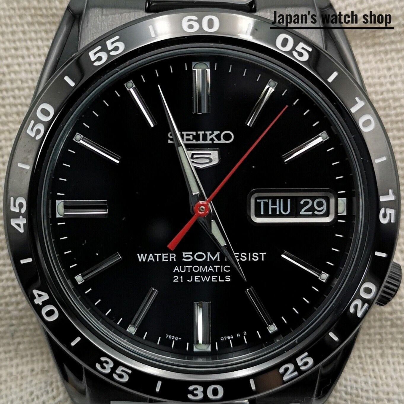 Orologio sportivo da uomo nero URBAN STEEL