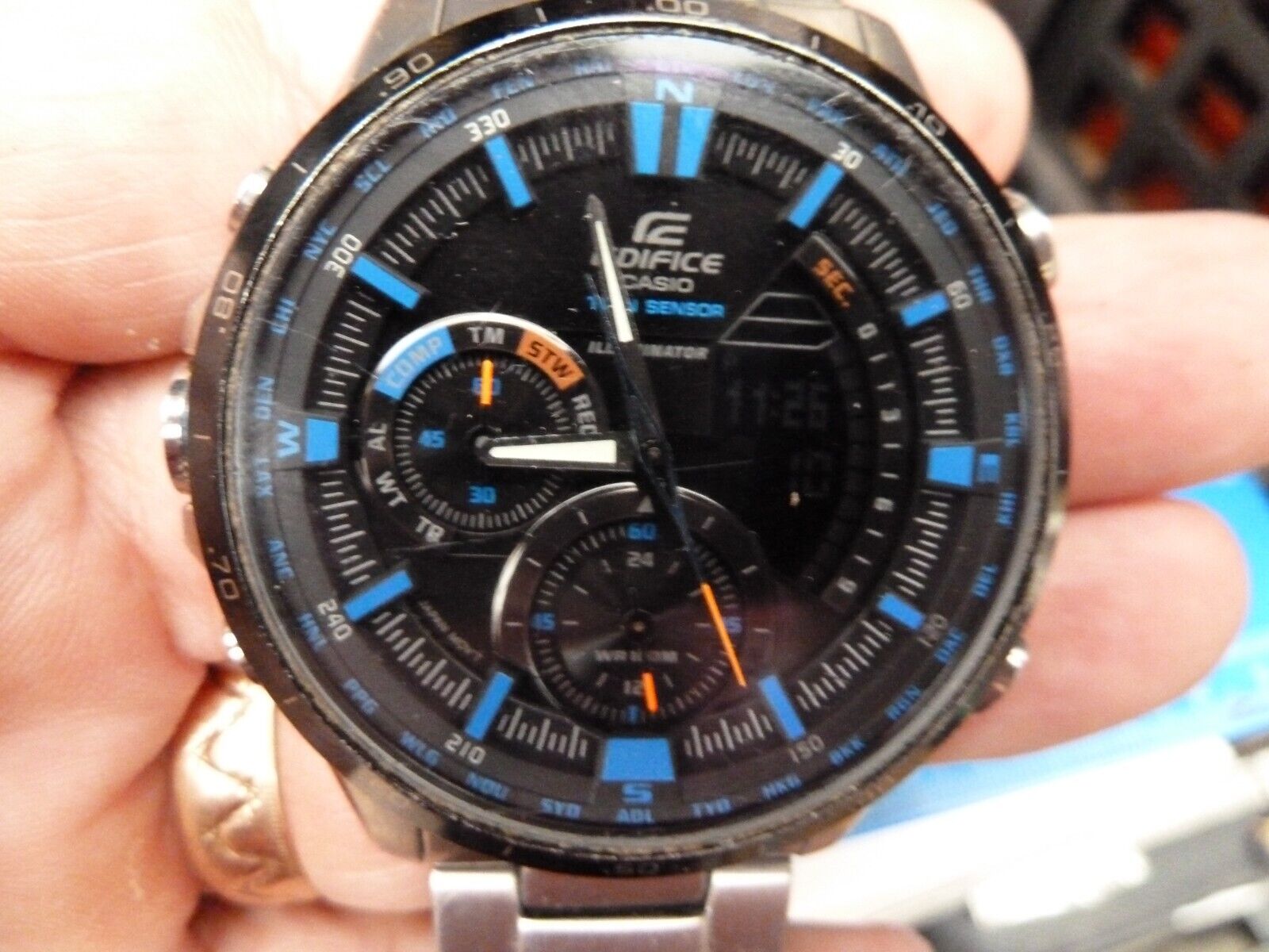 Casio edifice twin sale sensor era 300