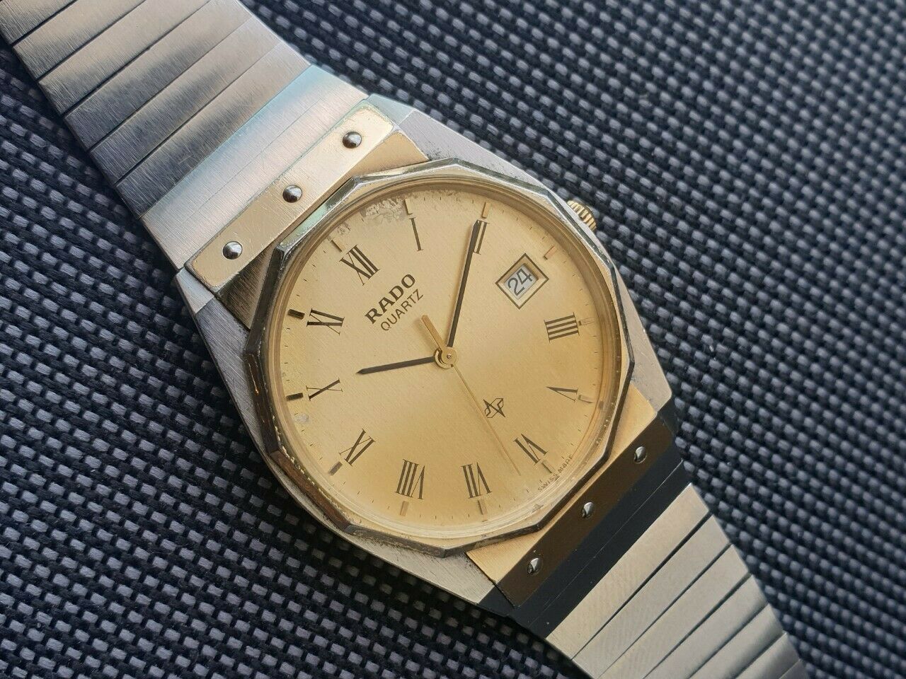 希少品 RADO ラドー クォーツ メンズ腕時計 113.3281.4 稼働品 RADO 