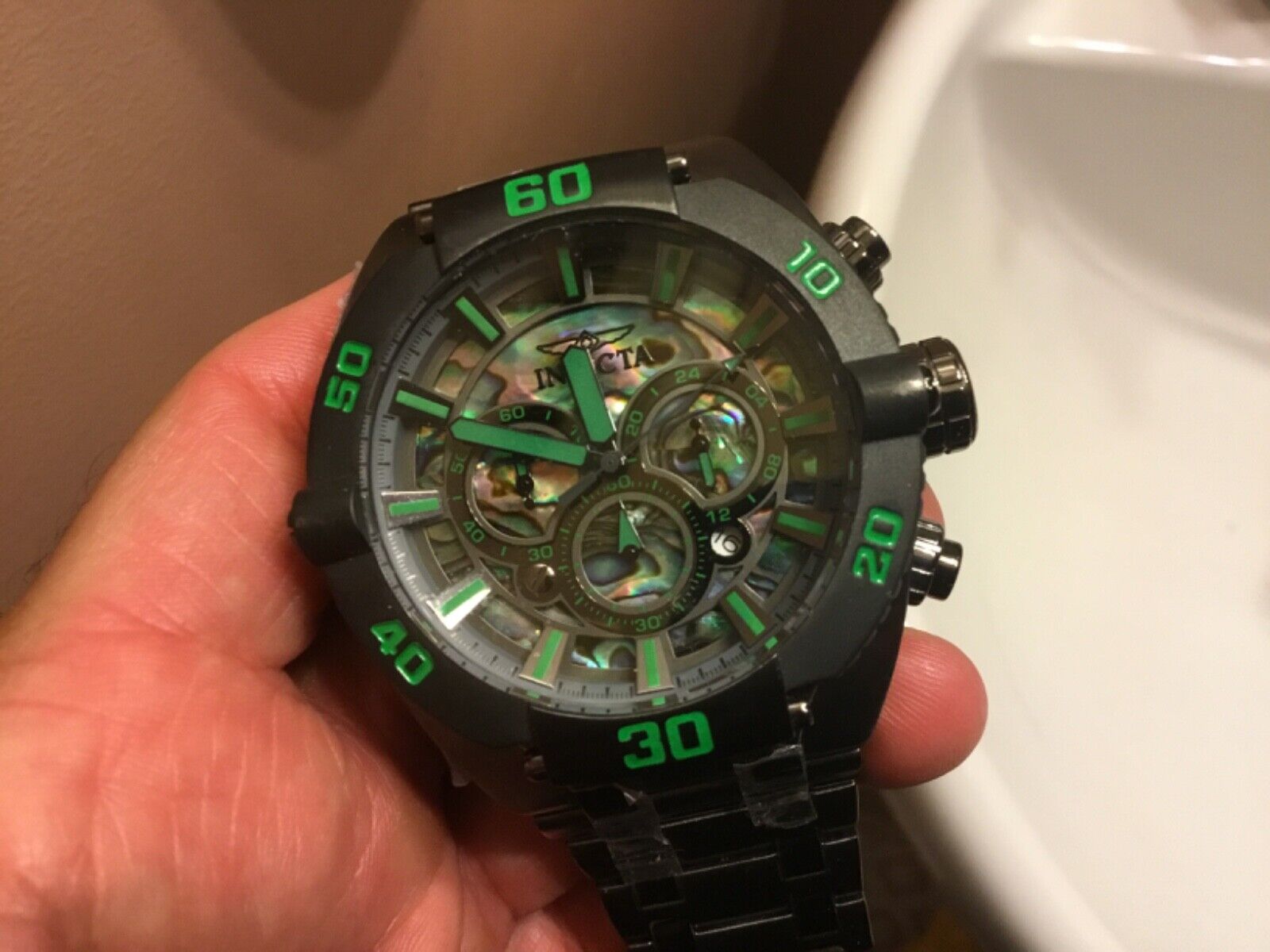 BRAND NEW INVICTA COALITION FORCES ABALONE CHRONOGRAPH MODL 27262