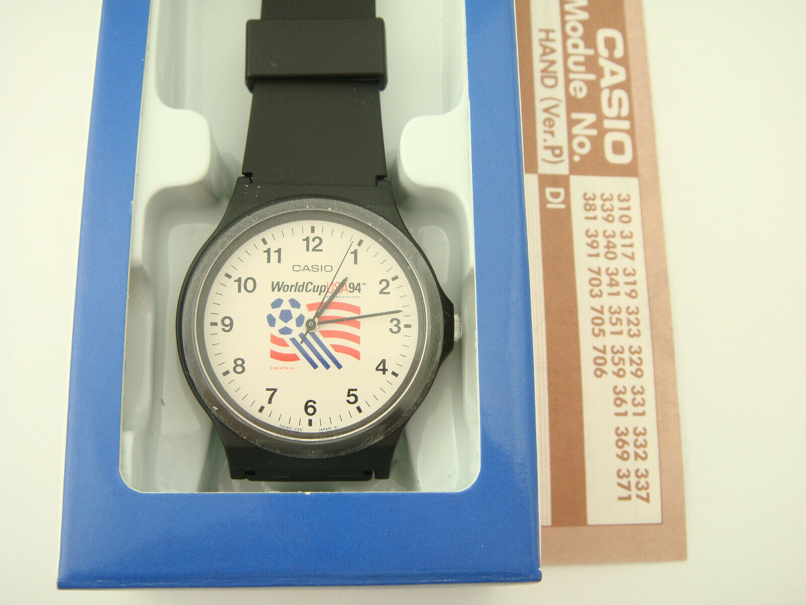 Vintage 1992 new NOS Watch CASIO SWC-02-2 module 705 FIFA World