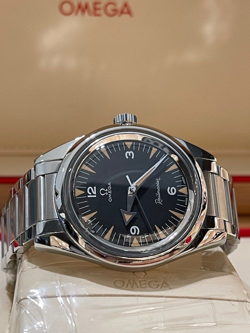 BOX PAPERS Omega 1957 Trilogy Seamaster Railmaster Chronometer