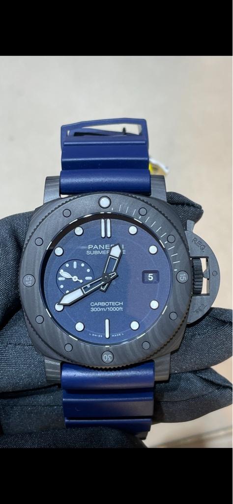 FS BNIB Panerai Submersible QuarantaQuattro Carbotech Pam 1232