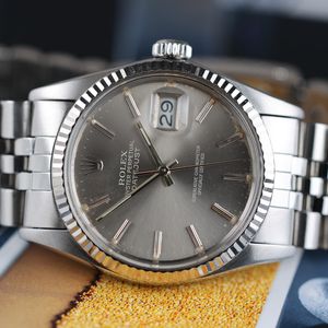 Rolex 16014 DATEJUST モザイクダイヤル 36mm 腕時計 Rolex Date Just Automatic Watch Jubilee Blue Logo Dial 16014