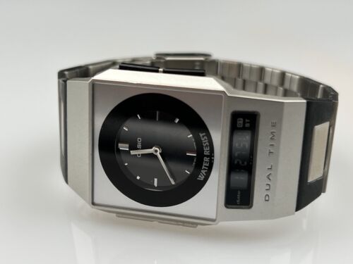 時計 CASIO FS-01 Casio Illuminator FS-01 Dual Time Ana Digi 2321 Vintage