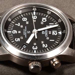 ！HM！SEIKO AGS ミリタリータイプ 5M22-6C20 Yahoo!オークション -「5m22-6c20」の落札相場・落札価格