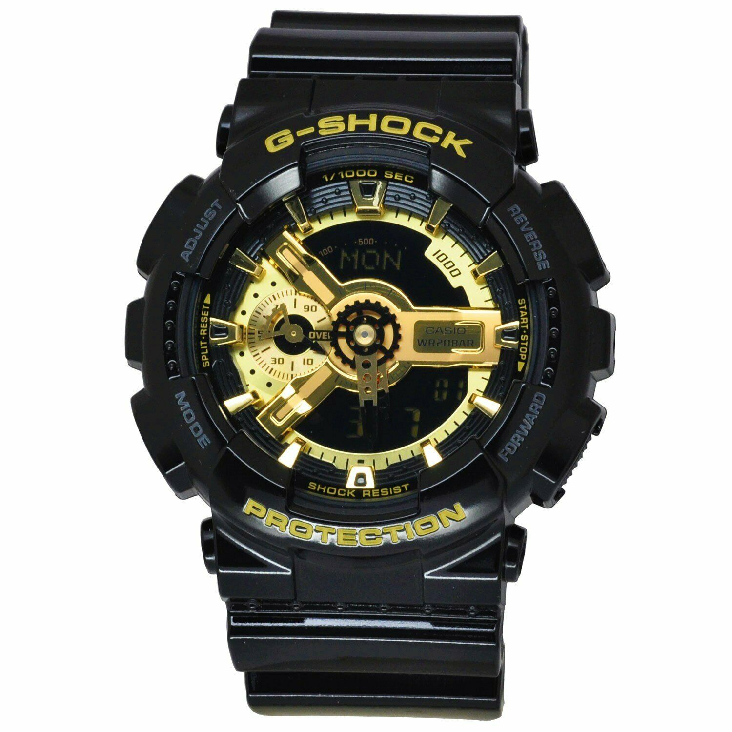 gold black casio