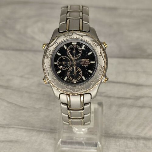 t8.TT様 オーダー品 Citizen Eco-Drive 0855-H01113 TA Titanium chronograph Watch for