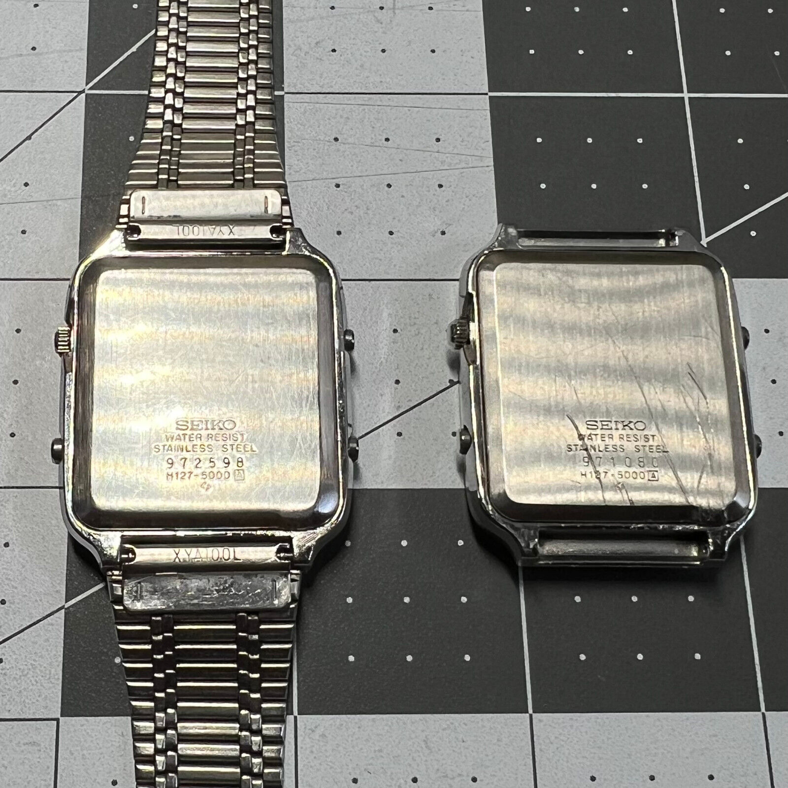 Vintage Seiko H127-5000 Analog Digital LCD Chronograph Digi-Ana