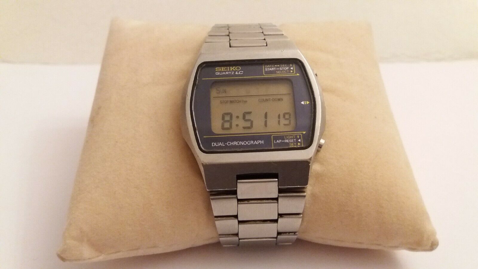 seiko quartz lc dual chronograph