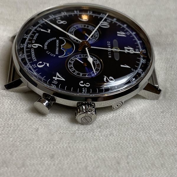 [WTS] REDUCED Zeppelin Hindenburg LZ129 Moonphase Blue Dial $140 ...