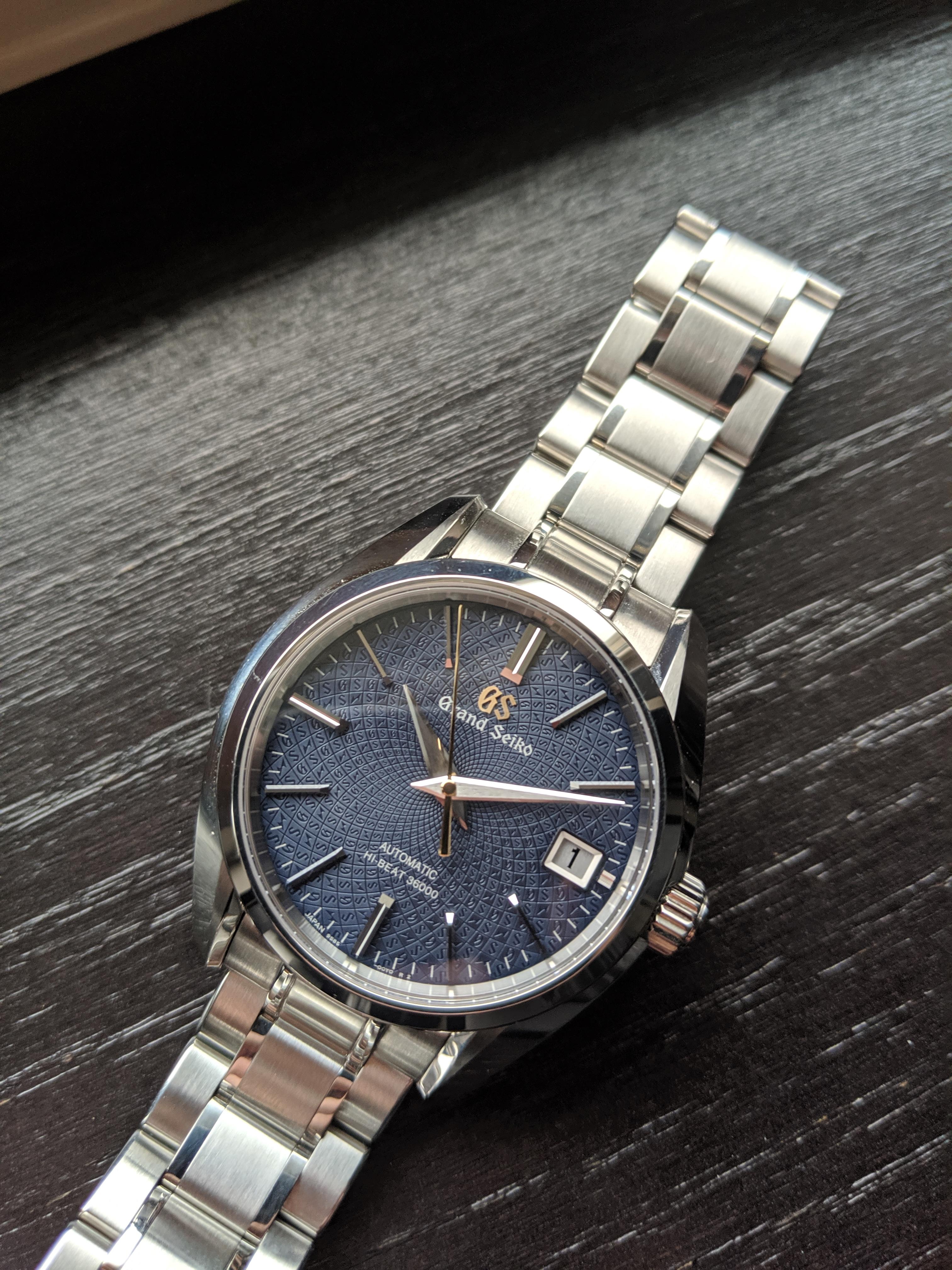 WTS] Grand Seiko SBGH267 - Blue Spiral Dial Limited Edition - 9S Caliber  (Full Kit) | WatchCharts
