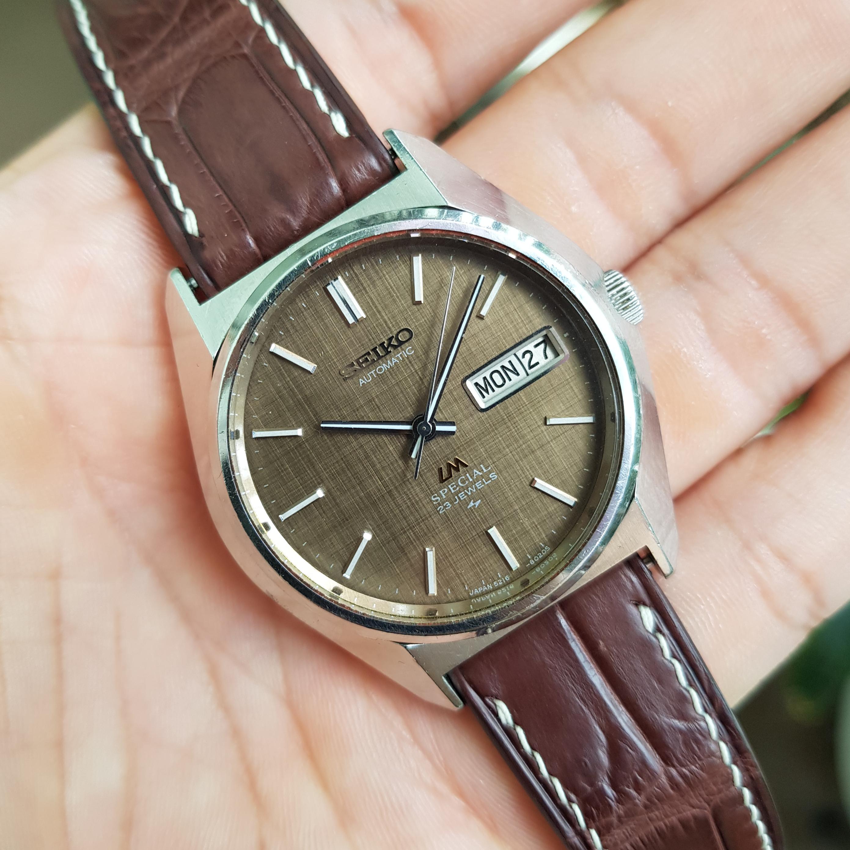 WTS] Rare Brown Dial Seiko LM Special 5216-8020 | WatchCharts