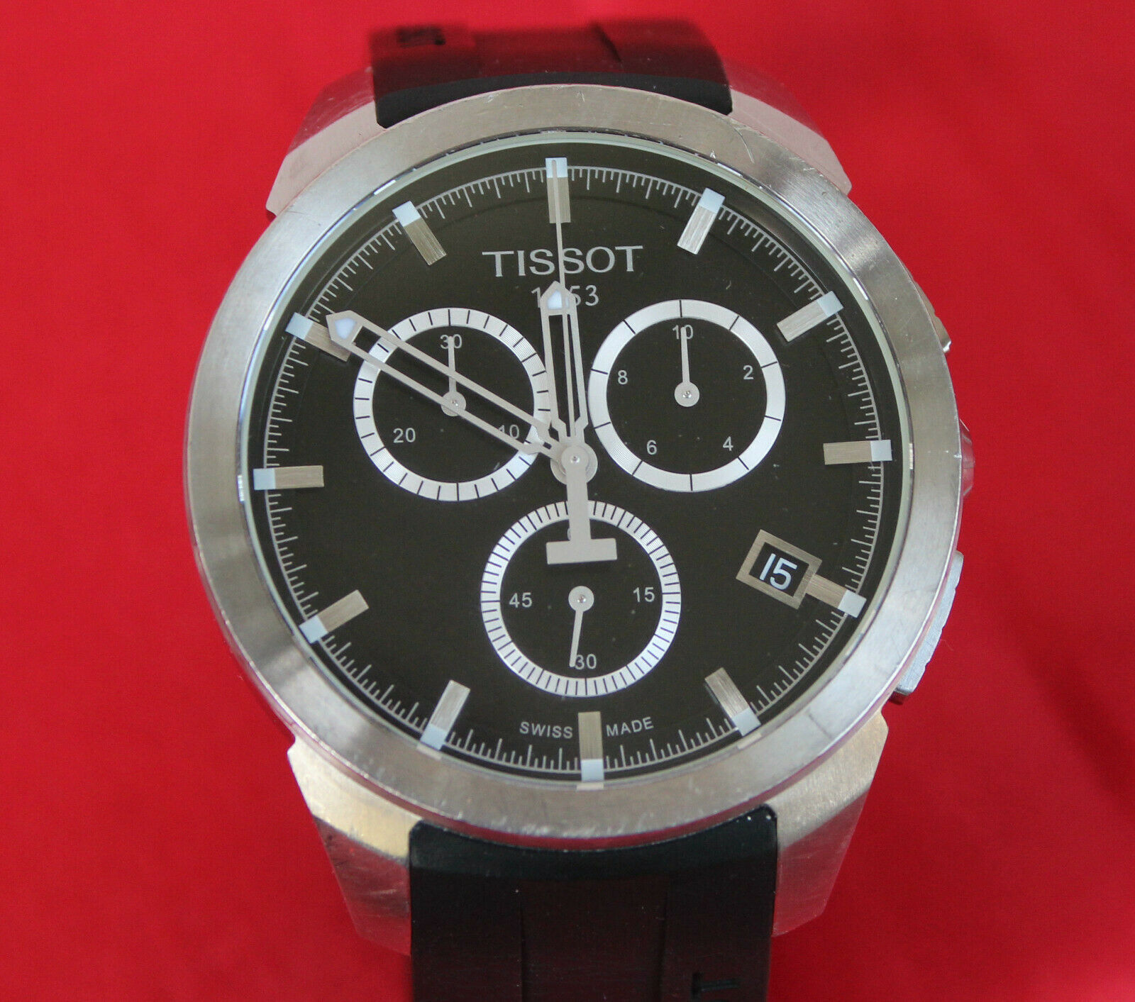 Tissot T Sport Ref. T069417A Titanium Quartz Chronograph Herrenuhr