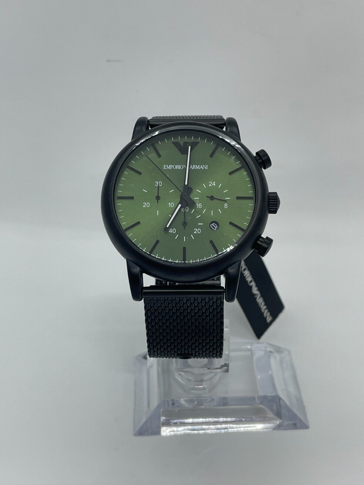 Emporio Armani AR11470 Luigi Men s Chronograph Watch With Mesh