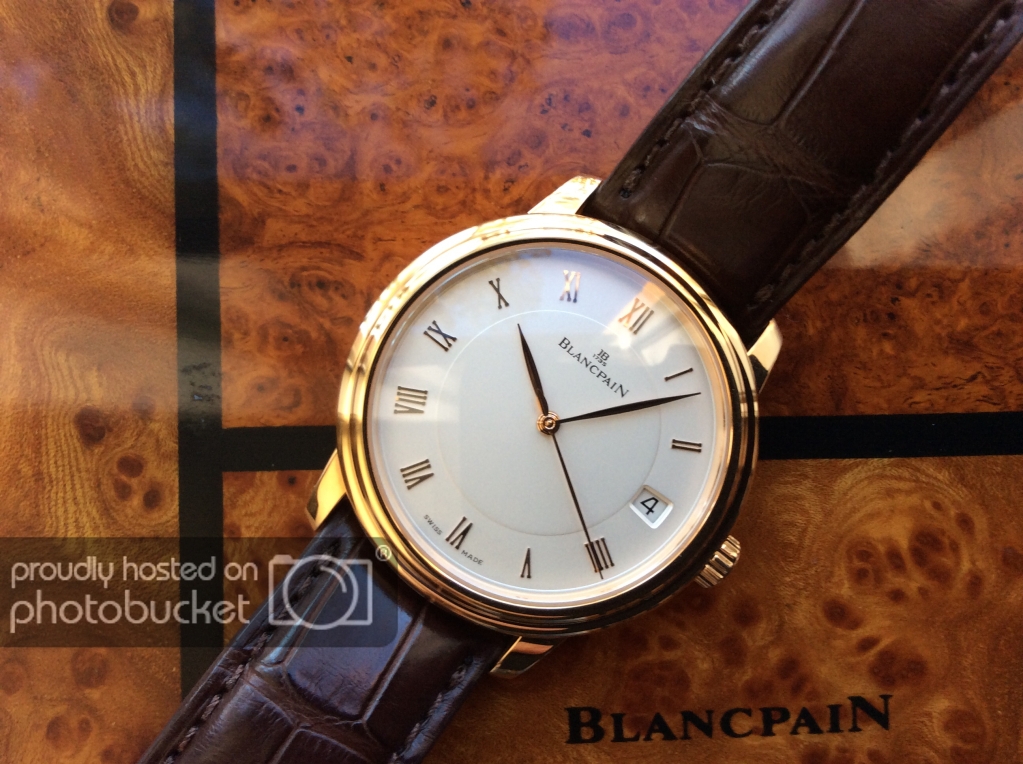 WTS Blancpain Villeret Ultra Slim Date rose gold ref. 1158 3642