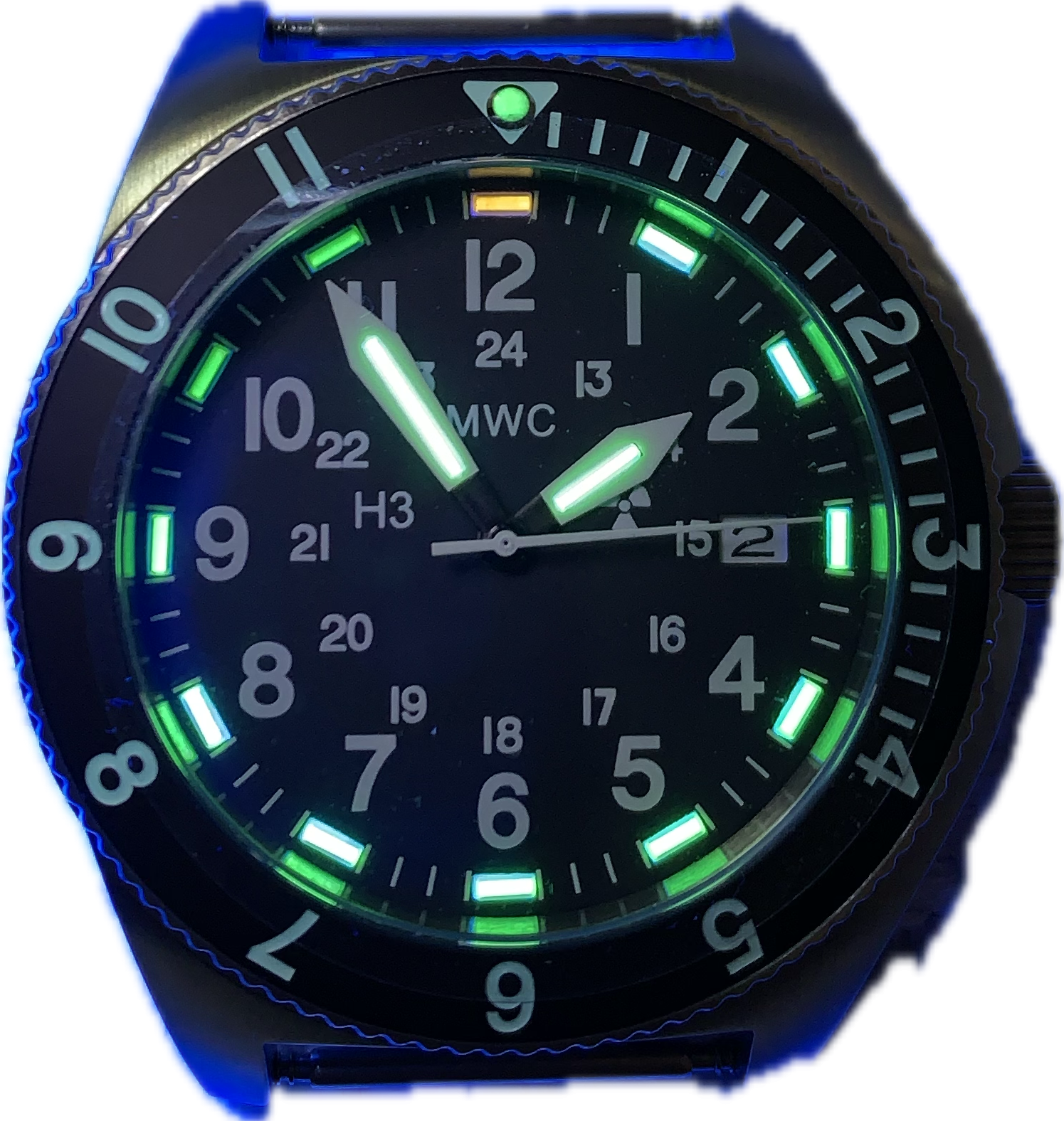 MWC 300m Water Resistant Stainless Steel Tritium GTLS Navigator Watch Automatic WatchCharts Marketplace