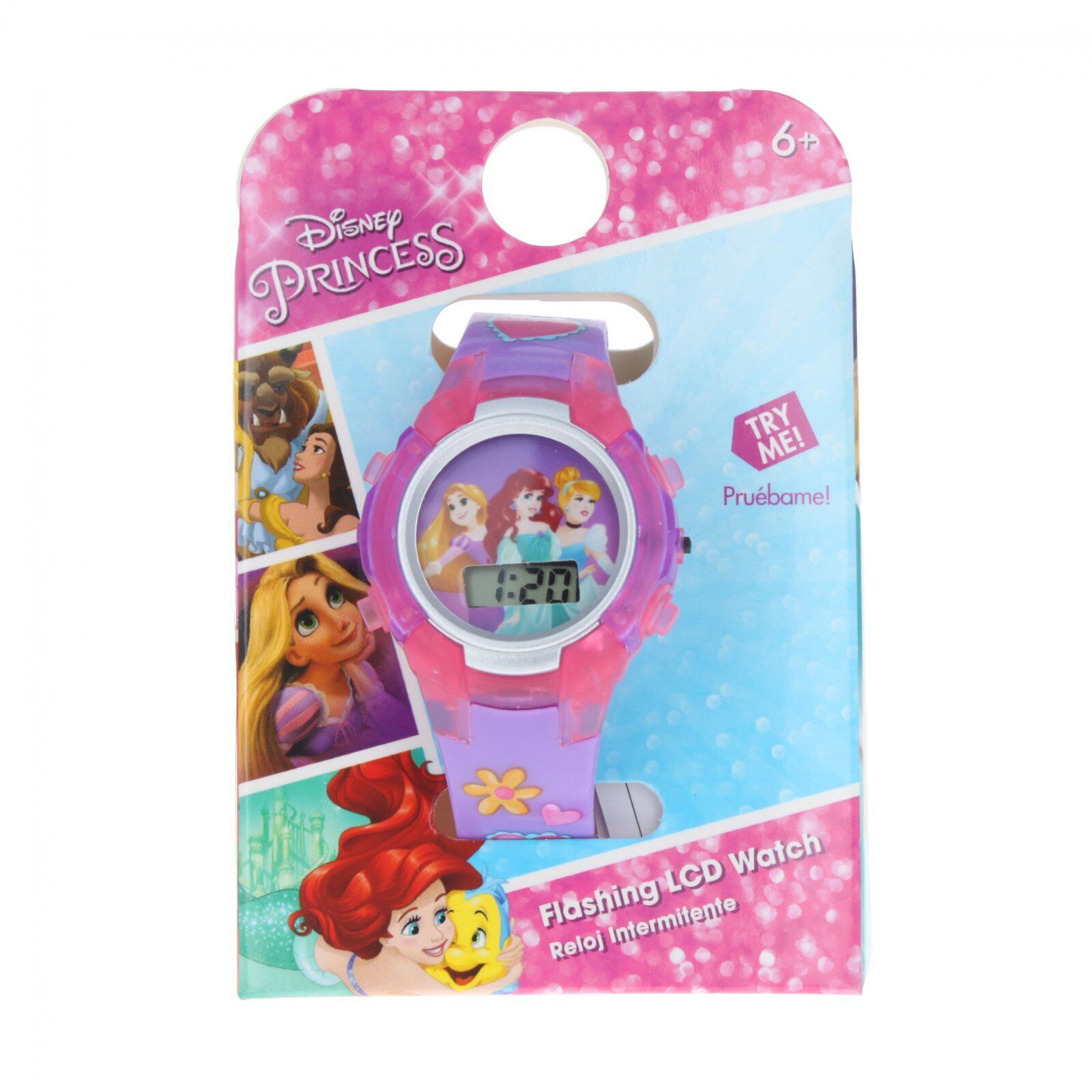 DISNEY PRINCESS Flashing LCD Lights Digital Watch Kids Girls Gift