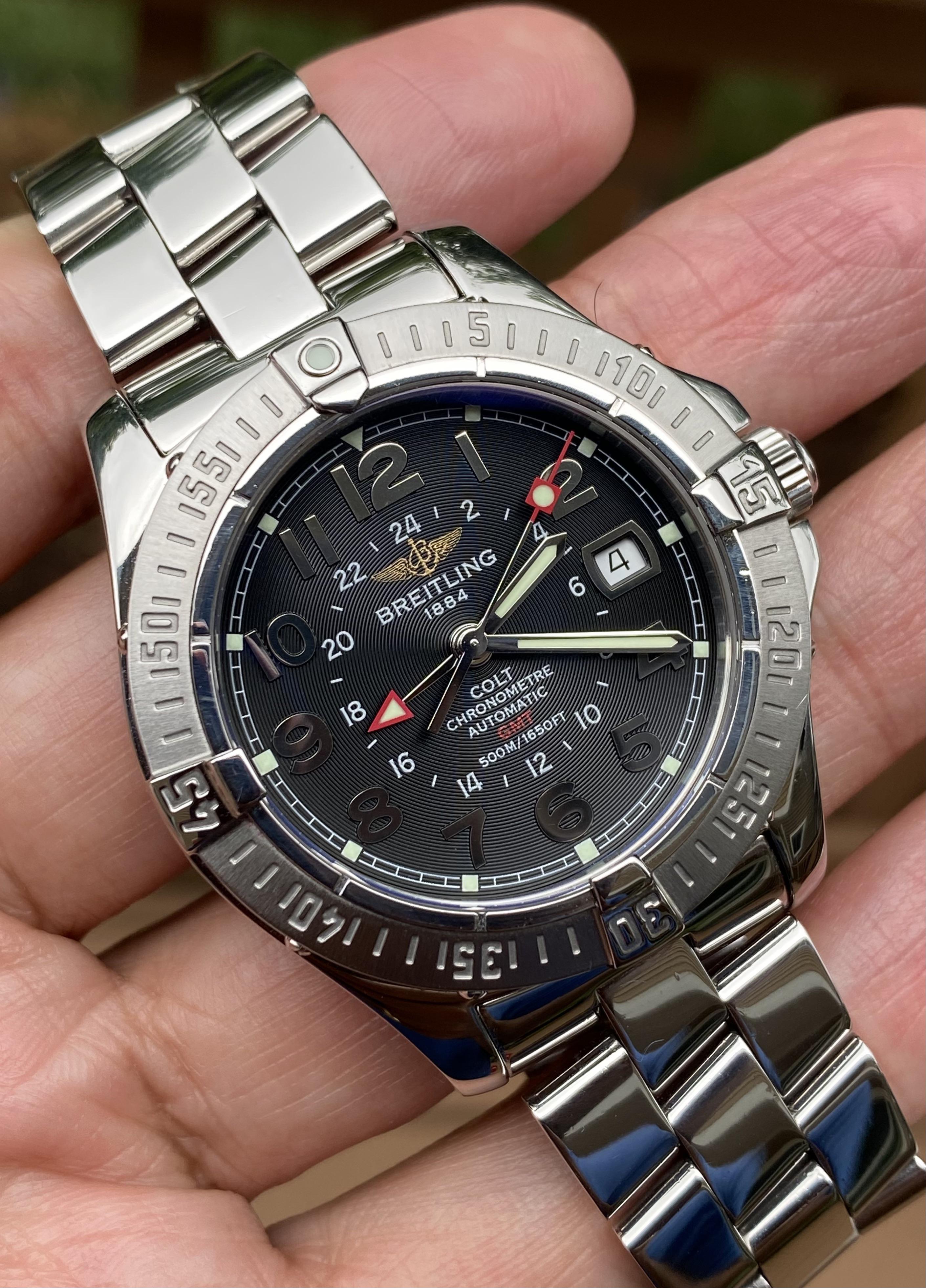 Breitling colt gmt best sale