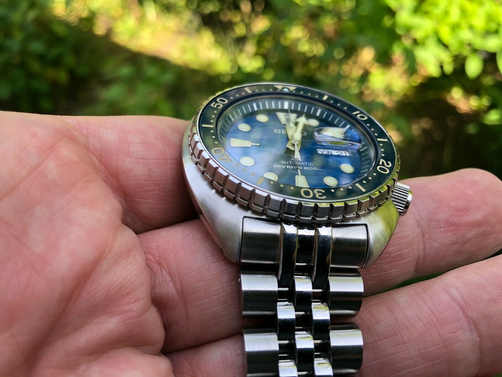 Seiko King Turtle SRPE-07K1 Diver with Strapcode Angus J-Louis Jubilee  bracelet | WatchCharts