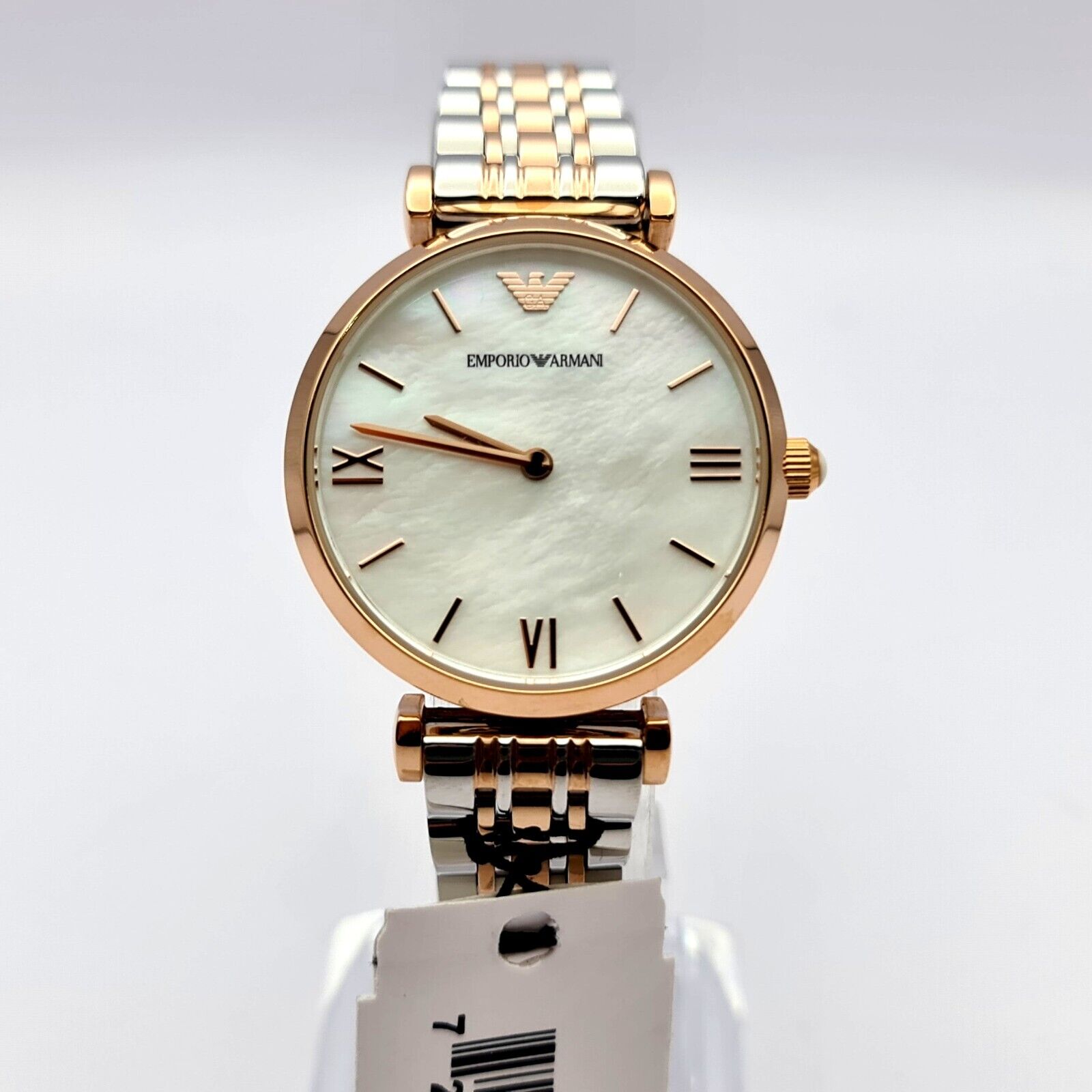 Gold and outlet silver armani watch