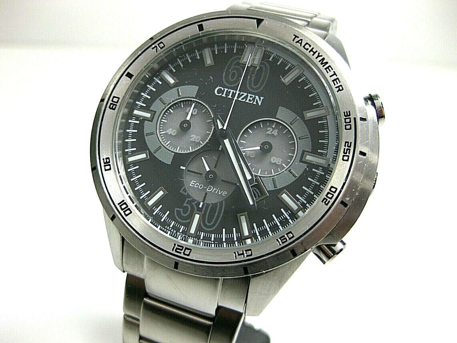 Citizen B620-S091349 Stainless Steel Box Eco-Drive Solar Mens