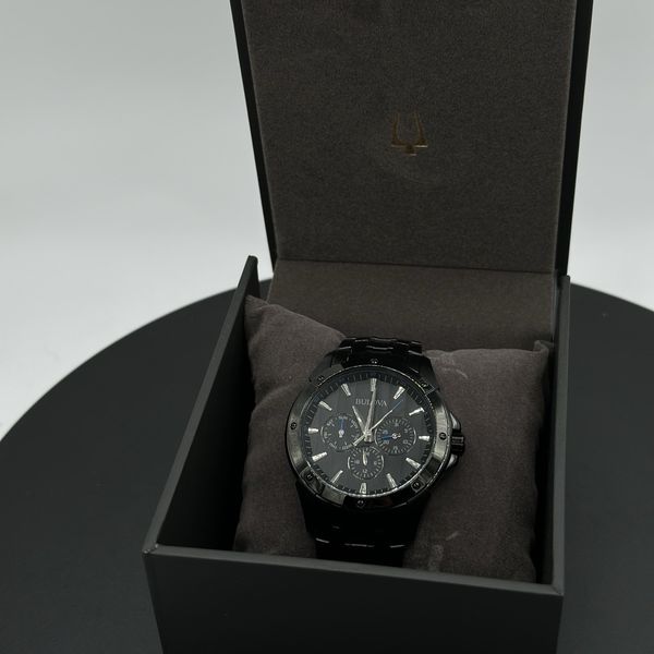 Bulova 98C121 Multifunction Classic Men's Watch - Black | WatchCharts ...