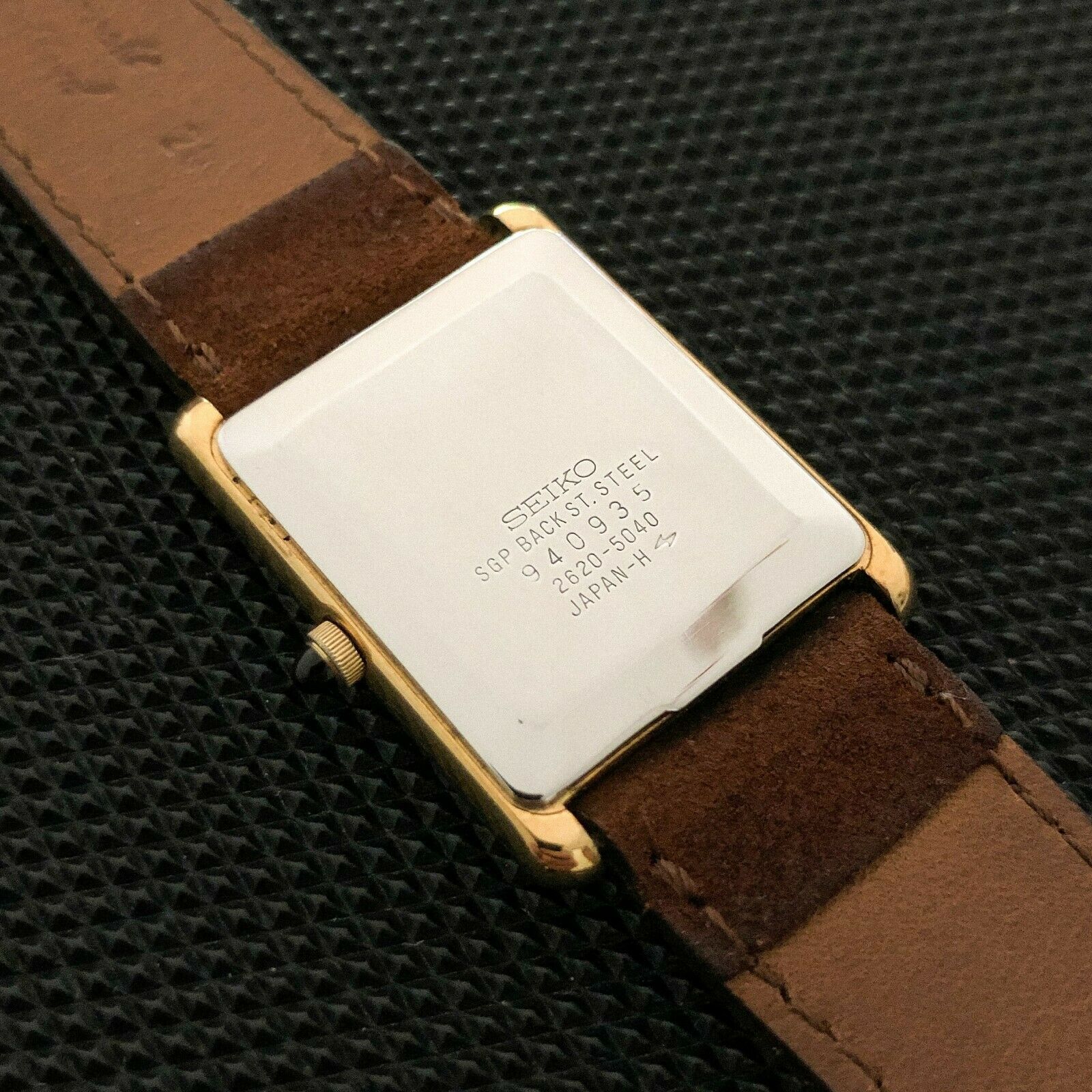 SEIKO Tank LC 2620-5040 26mm Daini Seikosha 1979 RARE