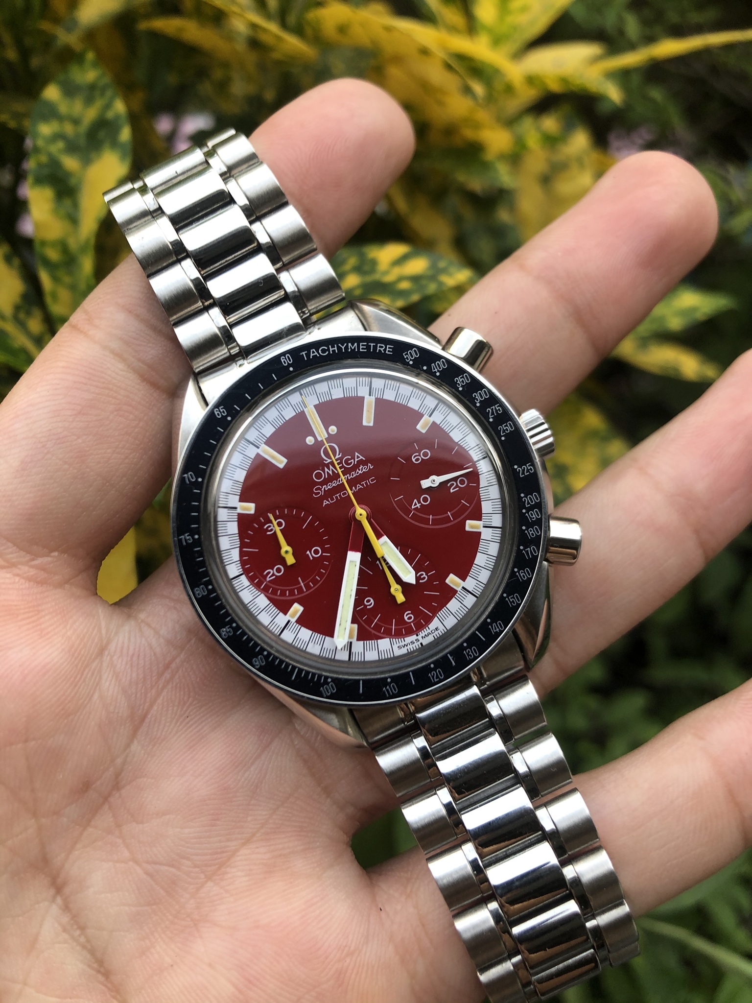 WTS Omega Speedmaster Michael Schumacher 3510.61.00 Red Racing