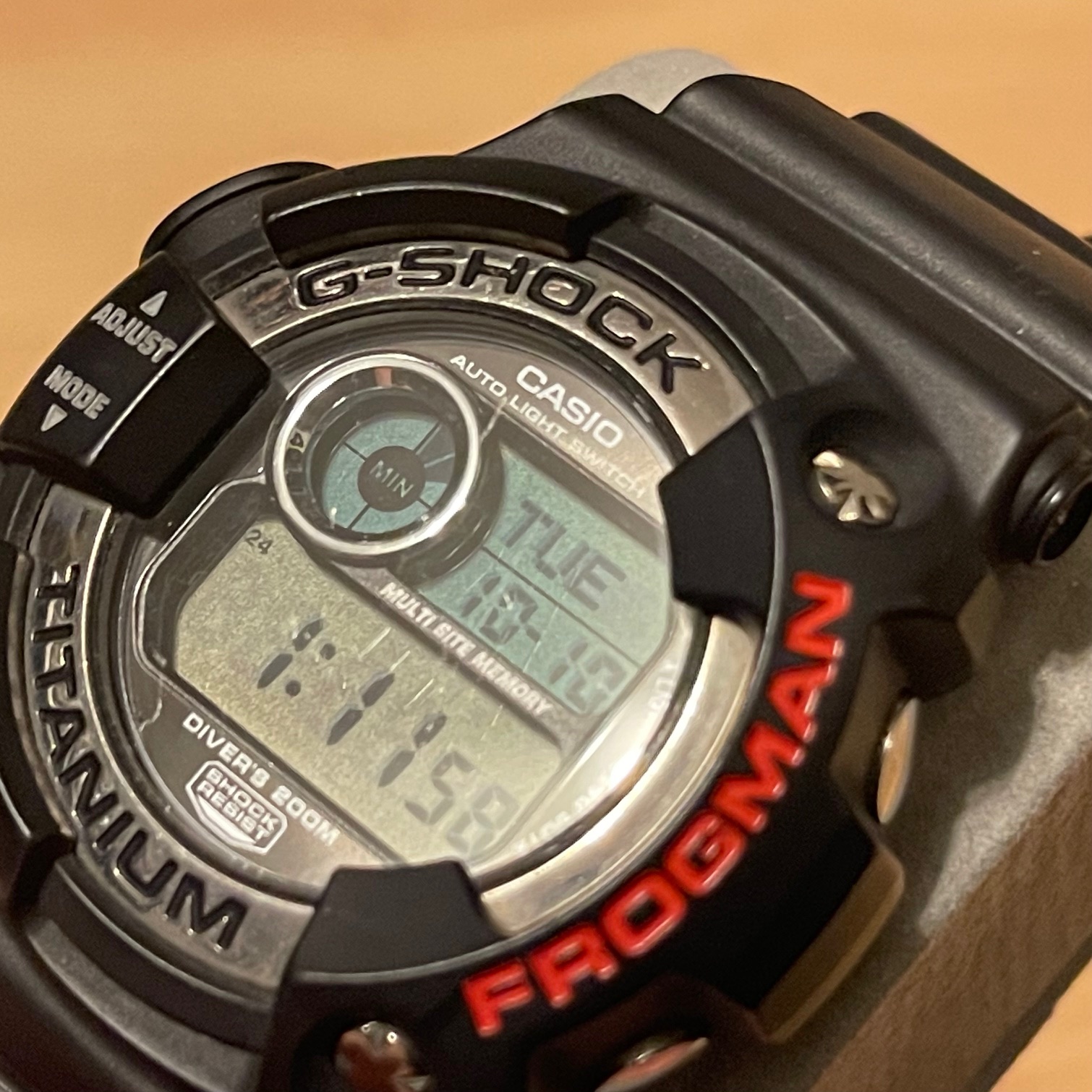 WTS] Casio G-Shock DW-9900-1A Titanium Frogman Black 9900 Series