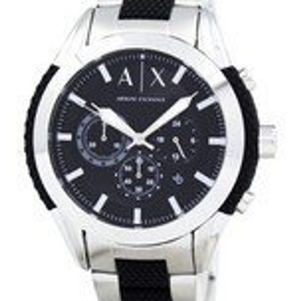 FS: Armani Exchange Chronograph Black Dial AX1214 Men's Watch FREE ...