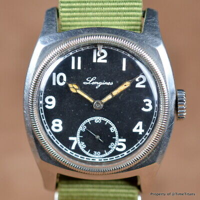 LONGINES TARTARUGONE Ref 3582 40MM ENAMEL DIAL 1930s Cal 15.94 1ST