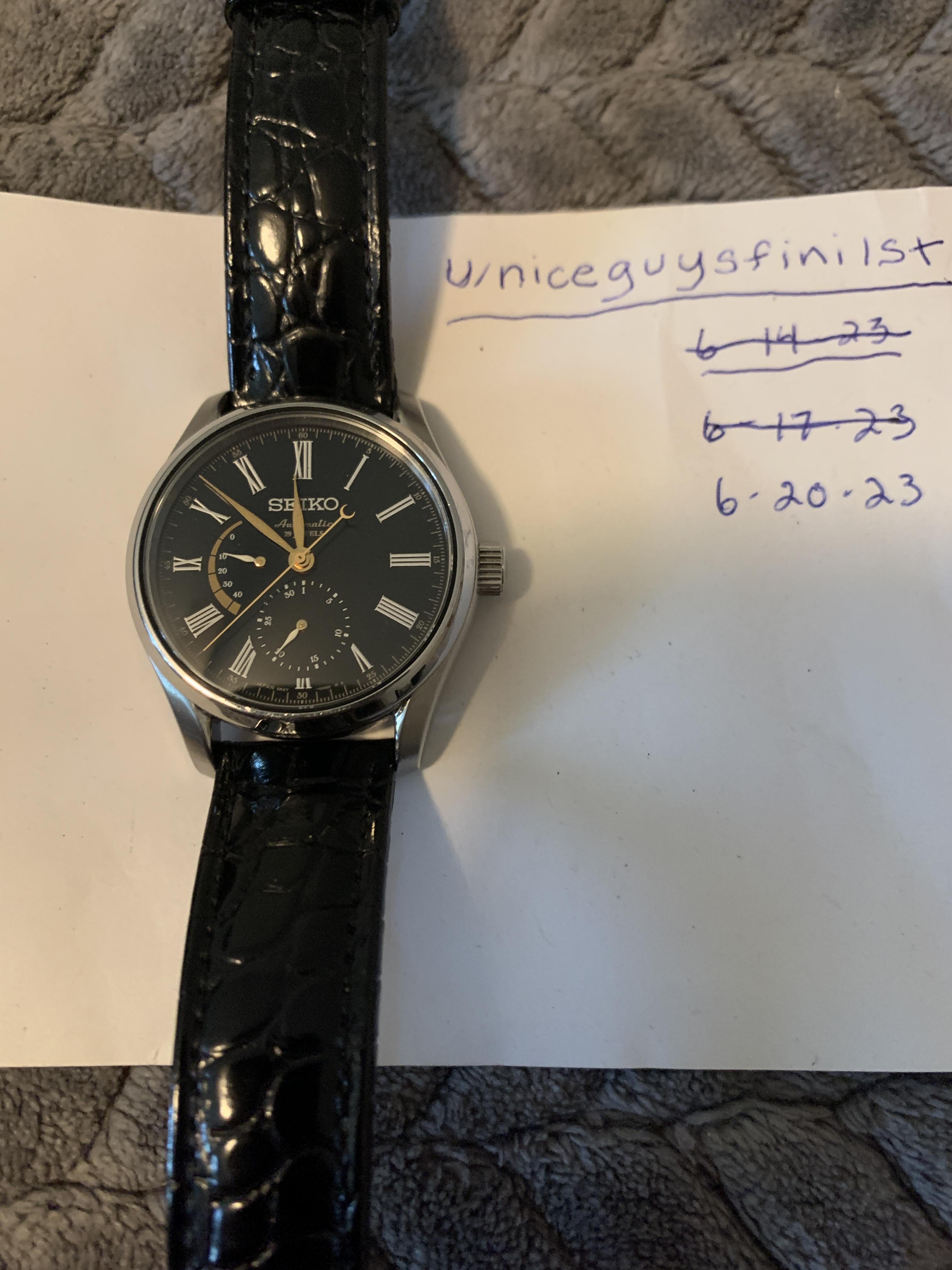 WTS] BEAUTIFUL SEIKO SARW013 PRESAGE URUSHI DIAL LTD EDITION/FULL