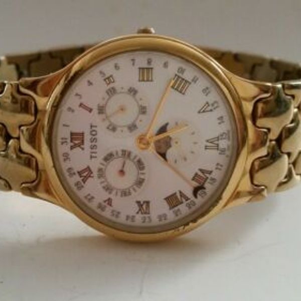 TISSOT　『K255　ムーンフェイズ　』　クォーツ TISSOT K 255 Triple Date Moon – men's wrist watch – 2000s