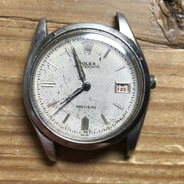 Vintage Rolex Oysterdate Precision Ref 6294 BREVET Han | WatchCharts ...